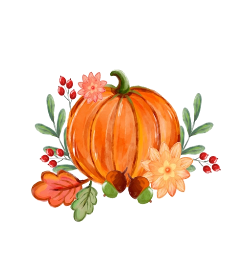 Fall Open House pumpkin image